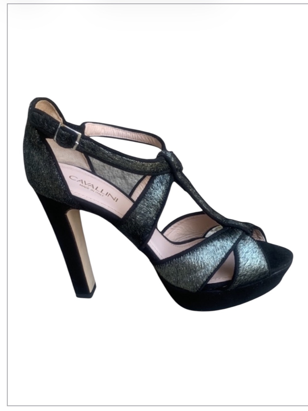 Cavallini Made In Italy Peep Toe Platform Pumps EU Size 37